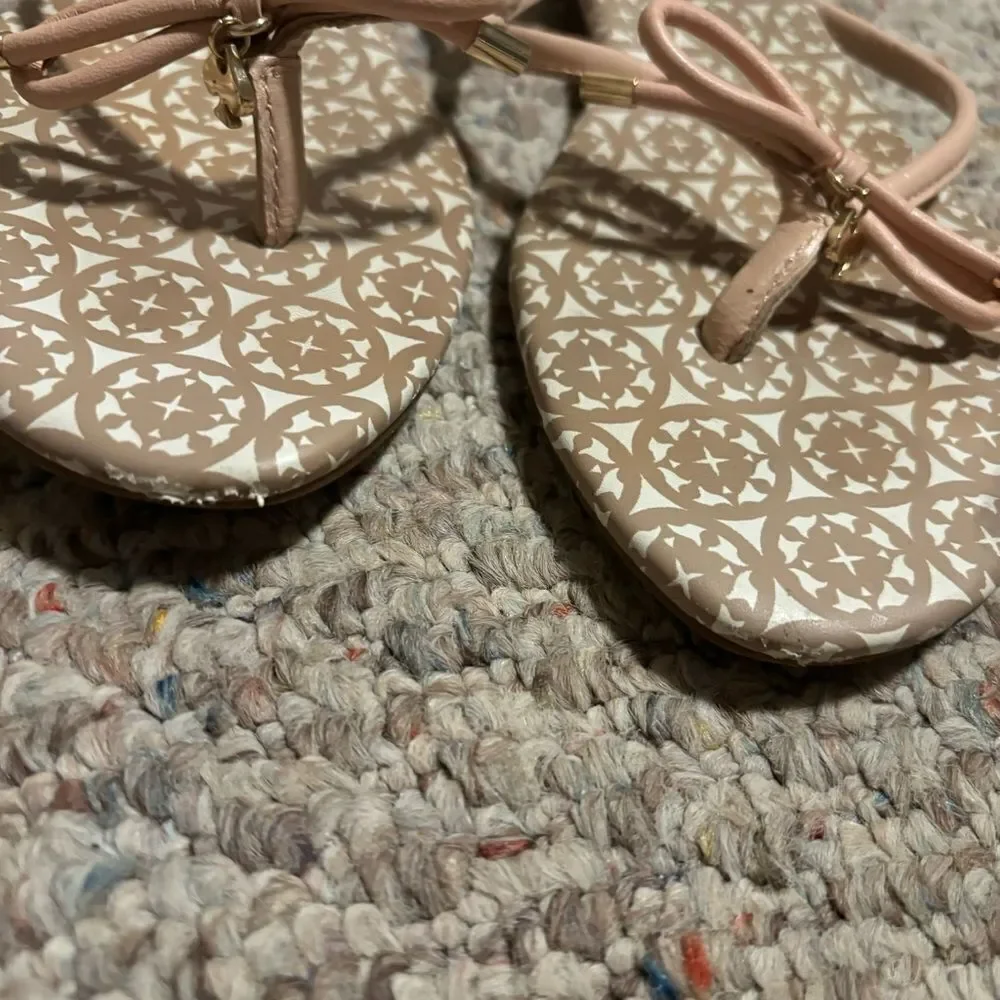 Kate Spade New York Sandal MISTIC Bow Pink NAPPA Leather- Size 9.5